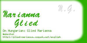 marianna glied business card
